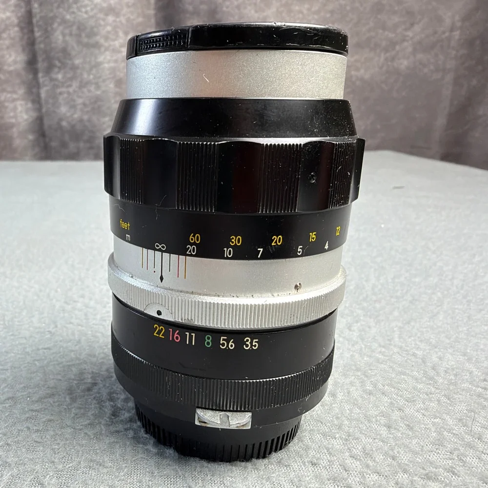 Vintage Nikon Nikkor-Q Auto 135mm f/3.5 Pre-AI Lens Nippon Kogaku 770657 Tested